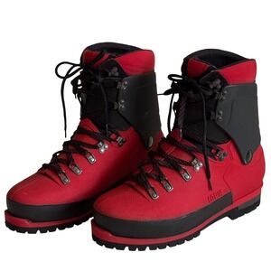 Lowa Civetta Extreme Mountaineering Boots Red Black Gore-Tex Vibram Men's 13